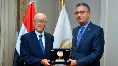 وزير التموين يبحث التعاون مع سفير اليابان بالقاهرة