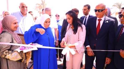 وزيرة التضامن الاجتماعي تفتتح أعمال تطوير دار الهدايا بالإسكندرية