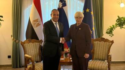 وزير الخارجية والهجرة يلتقي رئيسة جمهورية سلوفينيا