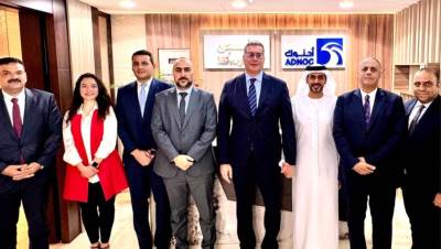 شركة أدنوك الإماراتية تُشيد بأداء شركة إنبي في تنفيذ المشروعات