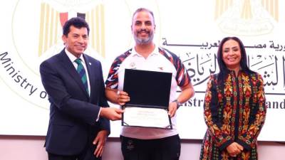 وزيرا التضامن الاجتماعي والشباب  يكرمان أبطال الأولمبياد الخاص