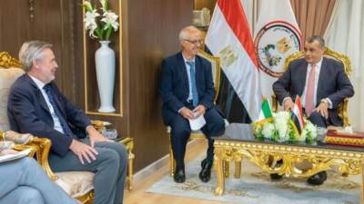 الشركات الإيطالية تبحث تعزيز التعاون مع وزارة الإنتاج الحربي