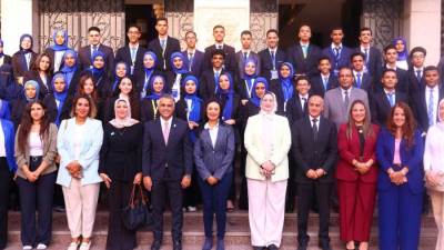 وزيرة التضامن تشهد فعاليات المعسكر التدريبي من برنامج «قادة مدارس الجمهورية»