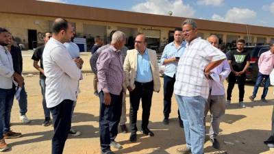 رئيس جهاز حدائق أكتوبر يتفقد عددا من المشروعات الجديدة بالمدينة