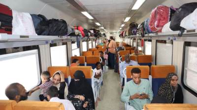 السكة الحديد: تسيير الرحلة السادسة عشر لعودة الأشقاء السودانيين لوطنهم