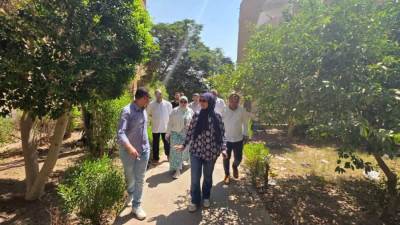 جهاز زايد: جولات ميدانية لرفع كفاءة النظافة والزراعة والطرق بالحي الثالث عشر