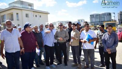 رئيس جهاز العلمين الجديدة يتفقد المشروعات الجاري تنفيذها بالمدينة 