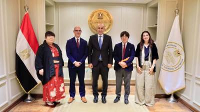 وزير التعليم يلتقي ممثل جامعة هيروشيما لبحث التعاون التربوي المشترك