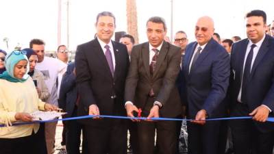 جهاز تنمية المشروعات يقيم معرض "صنع في دمياط" بمحافظة السويس