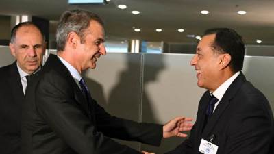 رئيس الوزراء يلتقى نظيره اليوناني بمقر الأمم المتحدة بنيويورك