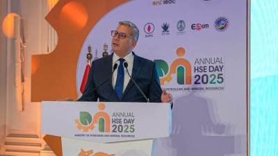 وزير البترول يشهد فعاليات يوم السلامة والصحة المهنية والبيئة