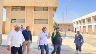 رئيس جهاز السويس الجديدة تتفقد محطة 900 وتتابع مشروعات المياه المعالجة