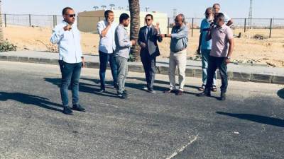 رئيس جهاز حدائق العاصمة يوجه برفع كفاءة المداخل.. ويلتقي الشركات المنفذة لمشروعات الطرق