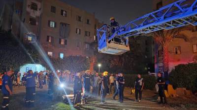 «الشربيني» يوجه بسرعة نقل سكان العمارة المتضررة بالحي السادس بمدينة 6 أكتوبر