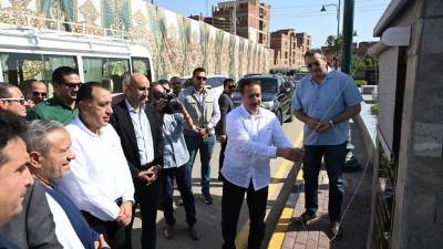 رئيس الوزراء يفتتح المحور المروري الجديد لمدخل شبين الكوم