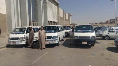 رئيس جهاز مدينة بدر: تشغيل خطين جديدين للنقل الداخلي بـ20 سيارة حديثة 