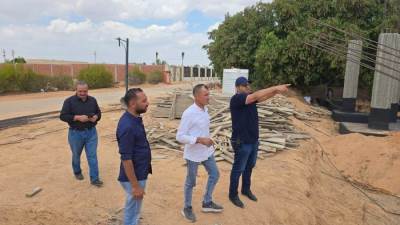 جهاز سفنكس الجديدة يشن حملة لإزالة مخالفات البناء ومصادرة المعدات المخالفة