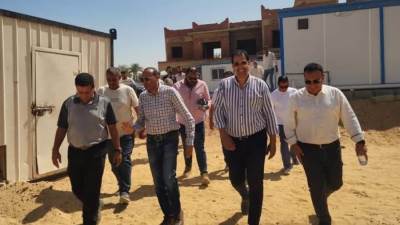 رئيس جهاز سفنكس الجديدة يتفقد مشروعات المرافق.. ويوجه بتكثيف العمل 