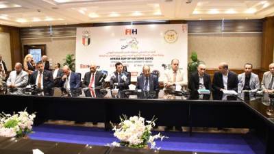 صبحي يشهد الإعلان عن تفاصيل بطولة أفريقيا للهوكي بالإسماعيلية