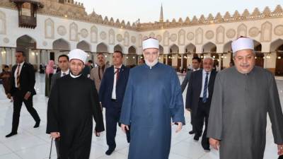 وزير الأوقاف يشهد احتفال الأزهر الشريف بذكرى انتصارات أكتوبر المجيدة