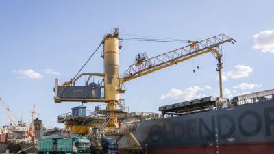 ميناء دمياط يستقبل آلاف الأطنان من الحبوب والمعادن والزيوت