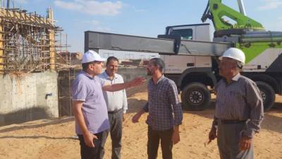 مساعد وزير الإسكان يتفقد مشروعات المرافق بحدائق العاشر من رمضان