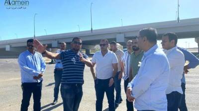 رئيس جهاز العلمين الجديدة يوجه بسرعة رفع المخلفات وتجميل الميادين 