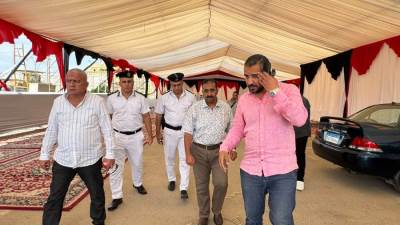 رئيس جهاز العبور الجديدة يتفقد استعدادات قرعة الأراضي المقننة