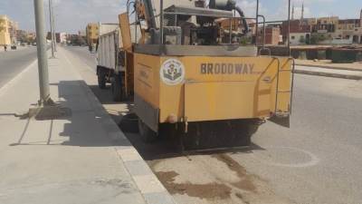 جهاز العاشر من رمضان يشن حملة نظافة بالمجاورات والمناطق الصناعية