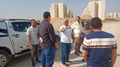رئيس جهاز حدائق أكتوبر يتفقد المشروعات السكنية والخدمية بالمدينة