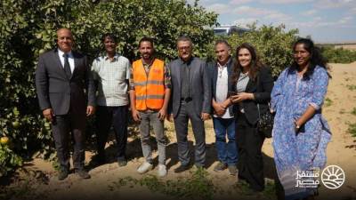 وفد هندي يزور مشروع الدلتا الجديدة