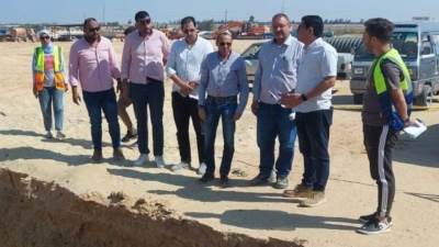 عامر: خطة متكاملة للإسراع بتنفيذ مشروعات المرافق بمدينة سفنكس الجديدة