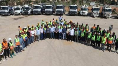 جهاز مدينة 6 أكتوبر يشهد اصطفاف المعدات استعدادًا لموسم الشتاء 