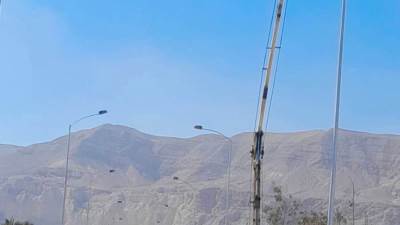 جهاز السويس الجديدة يواصل أعمال تطوير منظومة الإنارة لرفع كفاءة التشغيل 