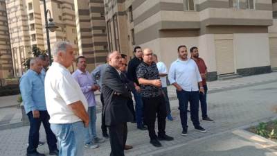 رئيس جهاز مدينة حدائق أكتوبر يتفقد مشروع «فالي تاورز»