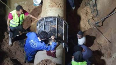 جهاز حدائق أكتوبر: إصلاح كسر خط الطرد الرئيسي ومحاسبة المقاول المتسبب في الواقعة