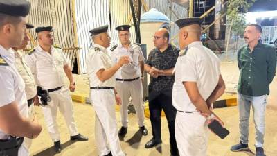 جهاز حدائق أكتوبر يقود حملة مسائية مكبرة لإزالة الإشغالات بالمدينة