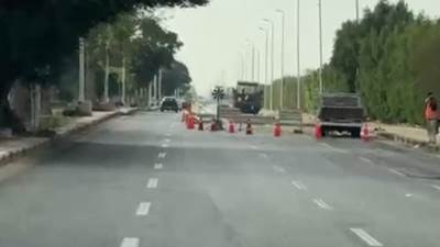 رئيس جهاز مدينة الشروق: رصد هبوط بالطريق الغربي وتكليف فوري بإصلاحه