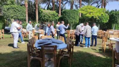 جهاز مدينة العبور يواصل حملاته بمزارع أحمد عرابي ويزيل إشغالات الطرق 