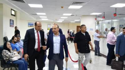 مساعد نائب رئيس هيئة المجتمعات يتفقد المركز التكنولوجي والمناطق الصناعية بمدينة العبور