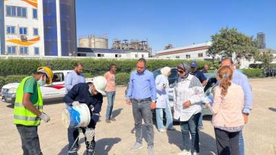 جهاز مدينة السويس الجديدة ينفّذ حملة لسحب عينات صرف المصانع 