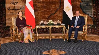 الرئيس السيسي يشيد بمشاركة ملكة الدنمارك في حفل افتتاح المتحف المصري الكبير