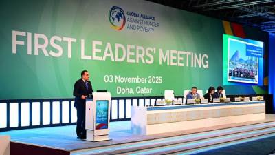 من الدوحة.. مدبولي: زيادة السعة التخزينية للقمح والحبوب إلى 6 ملايين طن