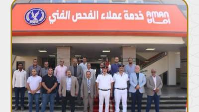 مدينة قنا الجديدة تفتتح مبنى تراخيص المرور الذكي بحضور قيادات الداخلية