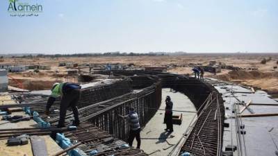 خلف الله: 14% نسبة تنفيذ بحيرات الداون تاون و90% لإنجاز كوبري C19