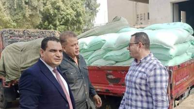 تموين الجيزة تضبط 6 أطنان دقيق بلدي مدعَّم و2.5 طن لحوم غير صالحة