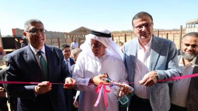 وزير الزراعة ومحافظ الجيزة يفتتحان مشروعات تنموية بالواحات البحرية