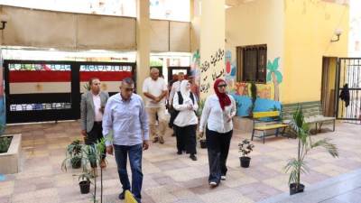 رئيس جهاز الشيخ زايد تتفقد مقار اللجان الانتخابية للاطمئنان على جاهزيتها