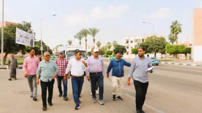 في أول يوم عمل.. رئيس جهاز السادات يطلق خطة عاجلة لتجميل المدينة