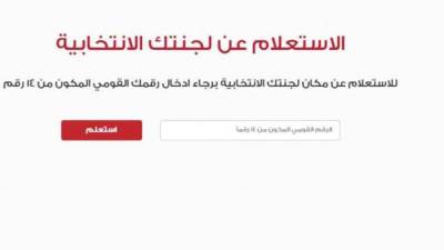 كيفية الاستعلام عن لجنة الانتخابات بالرقم القومي